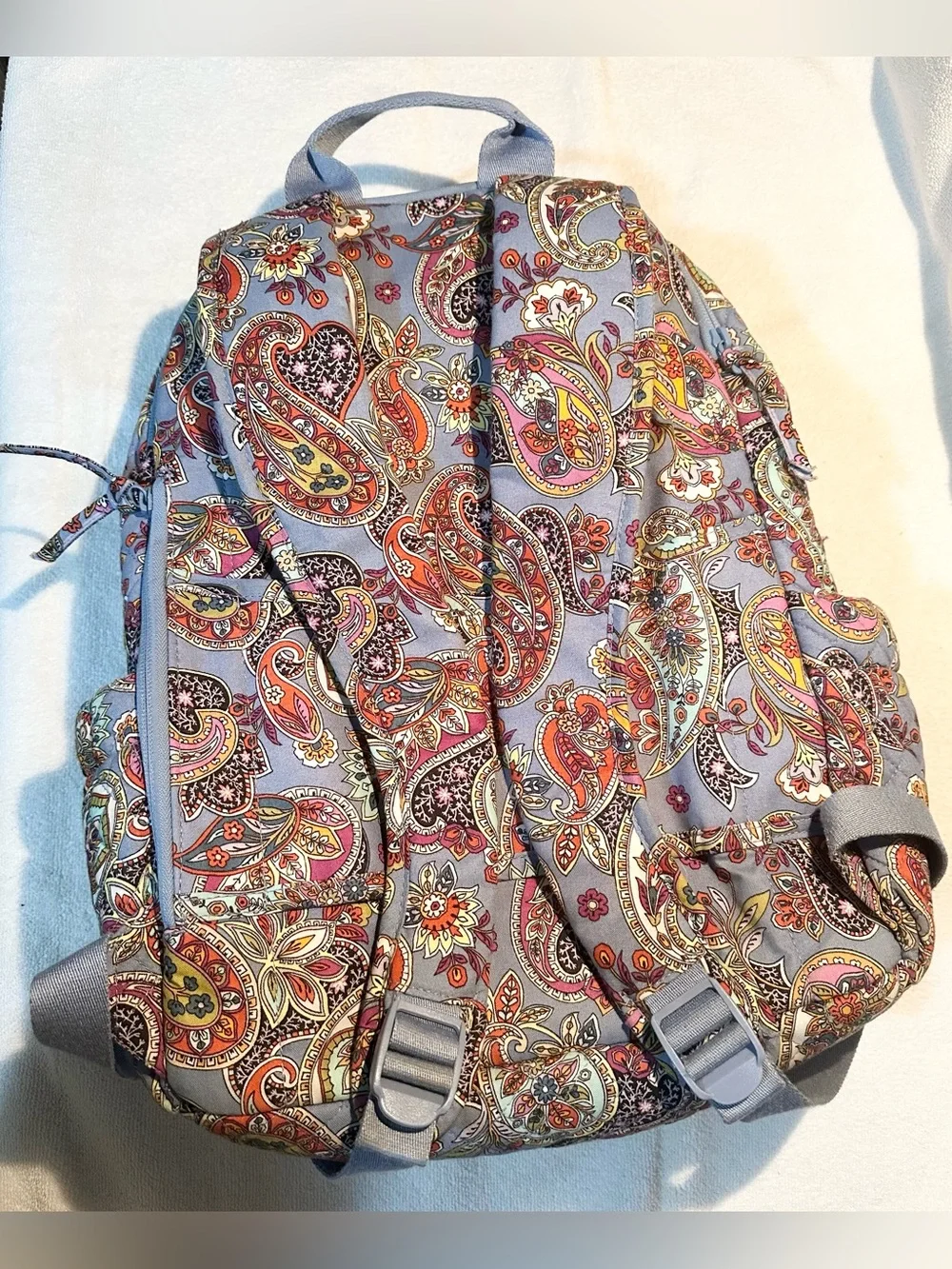 Vera Bradley campus backpack Provence Paisley pattern